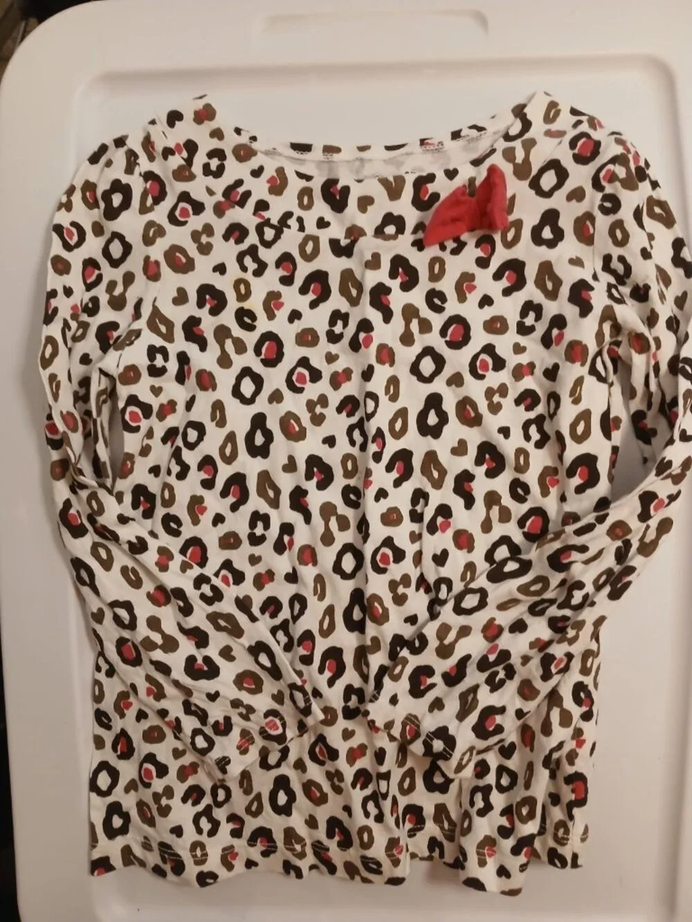 Jumping Beans Girls Leopard Print Shirt